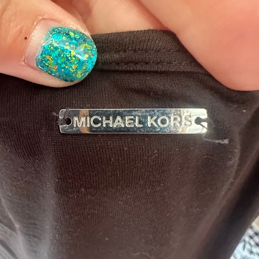 Michael Kors Black Studded Blouse